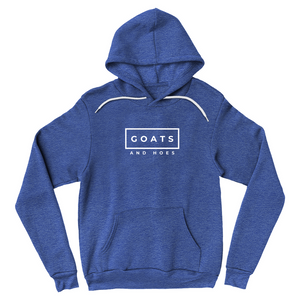 Goats & Hoes Hoodie Pullover White Design