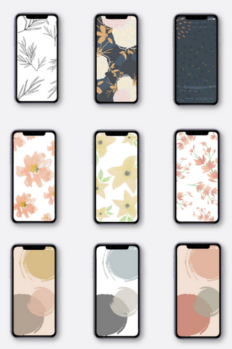 Summer set of 9 Phone Wallpapers