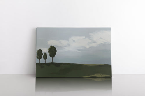 Three Trees Landscape Painting