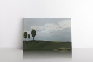 Three Trees Landscape Painting